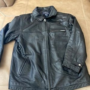 Class Club lightweight Leather Jacket Men’s Med EUC